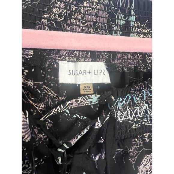 Sugarlips Size XS Dress Pheasants Black Chic Stylish - Picture 5 of 6